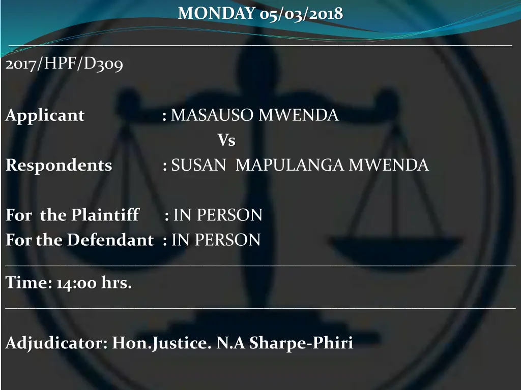 monday 05 03 2018 9