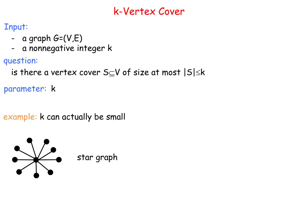 k vertex cover