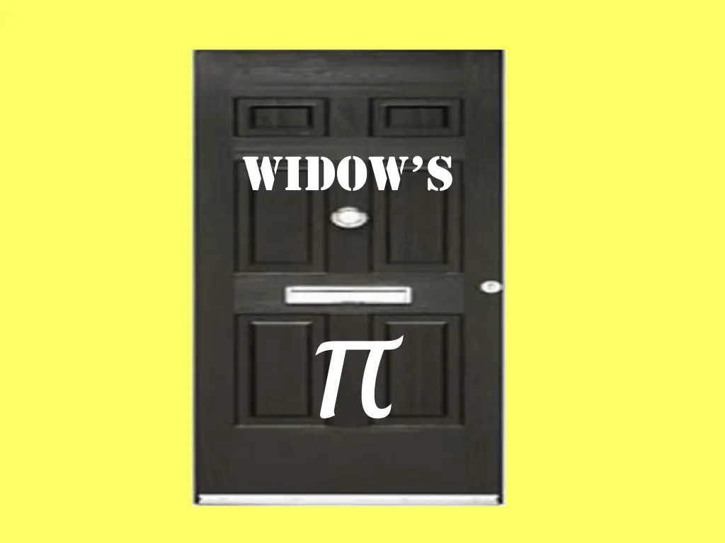 widow s