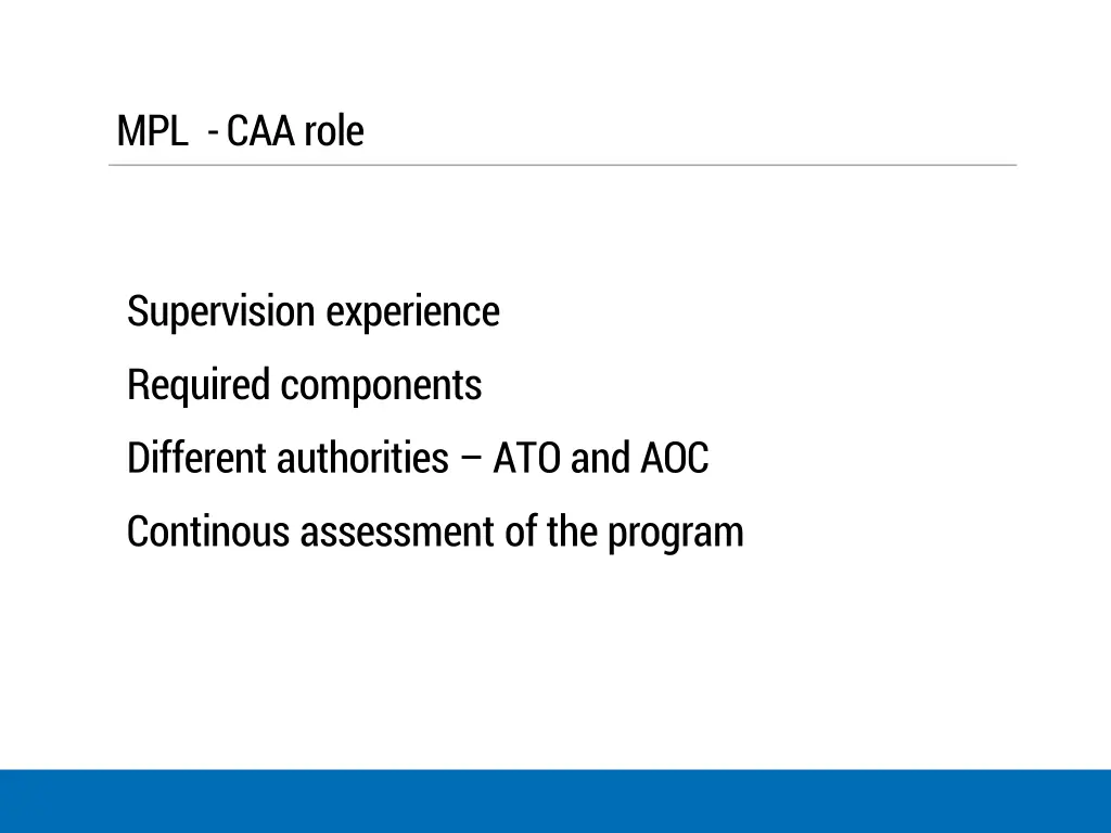 mpl caa role