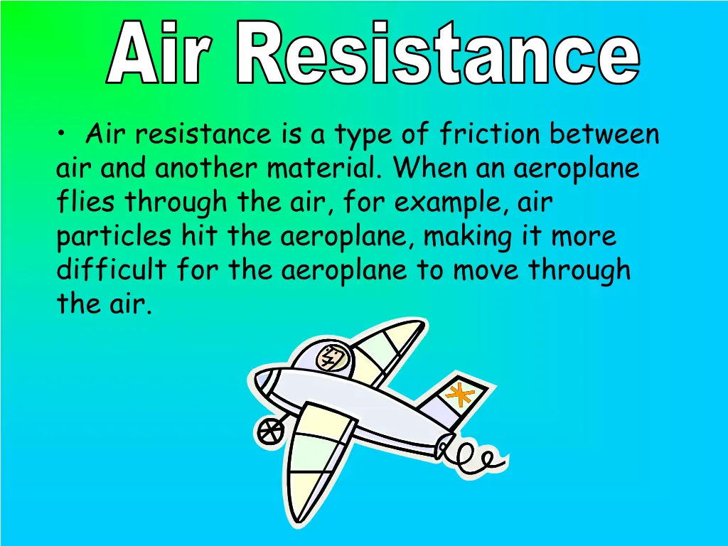 air resistance