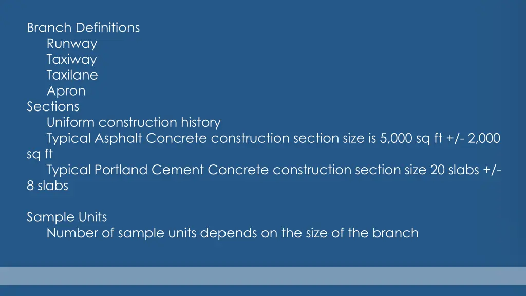 branch definitions runway taxiway taxilane apron