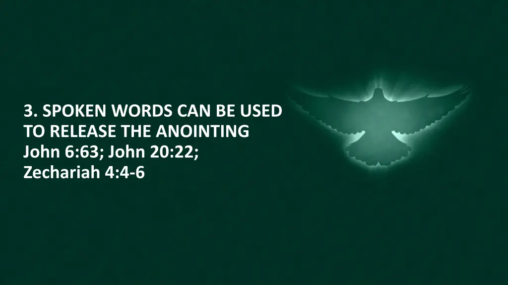 3 spoken words can be used to release