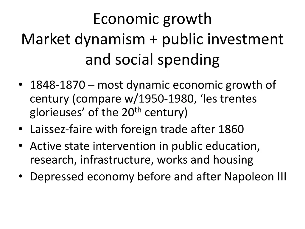 economic growth
