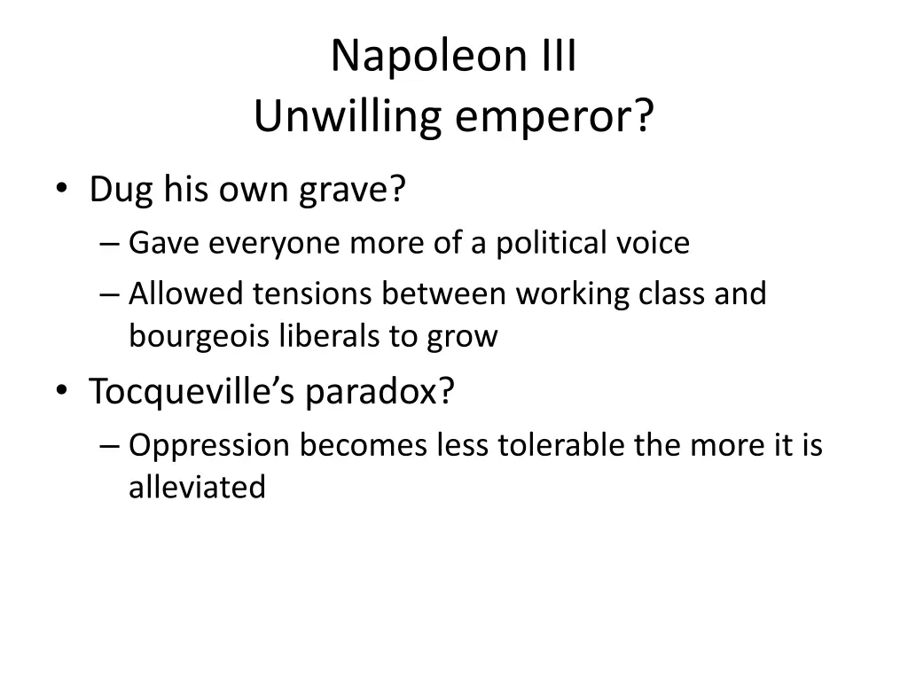 napoleon iii unwilling emperor