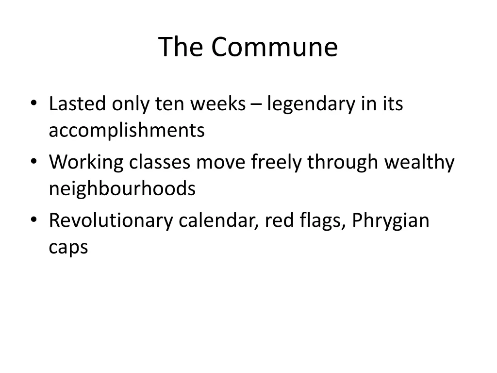 the commune