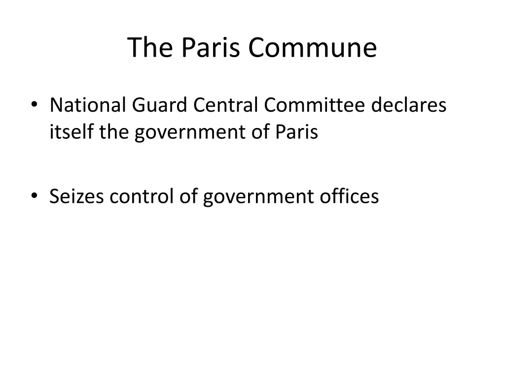 the paris commune