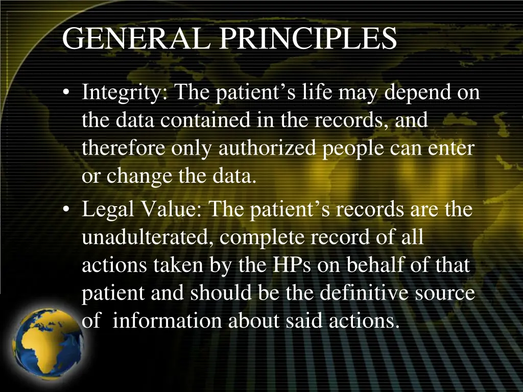 general principles