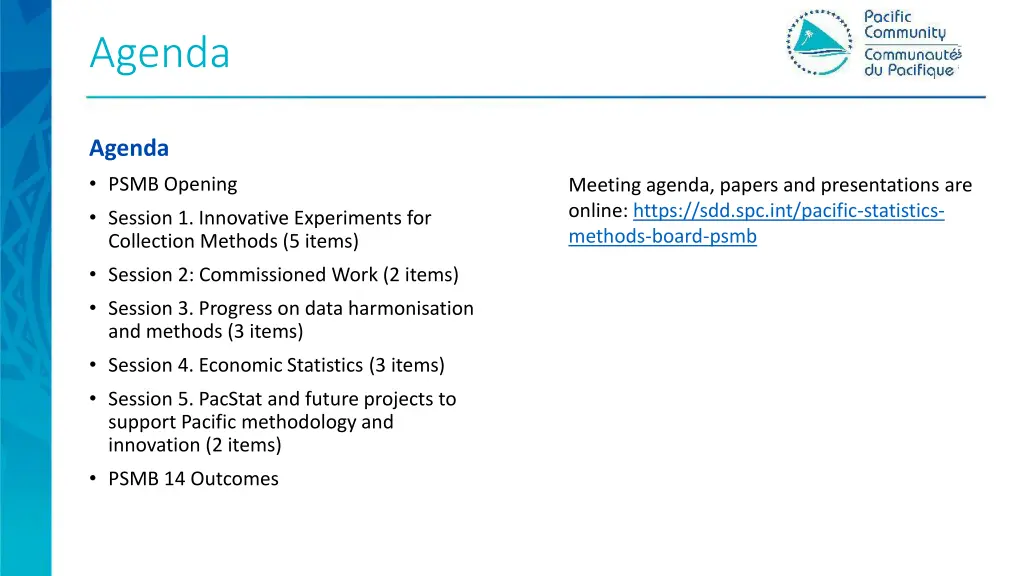 agenda
