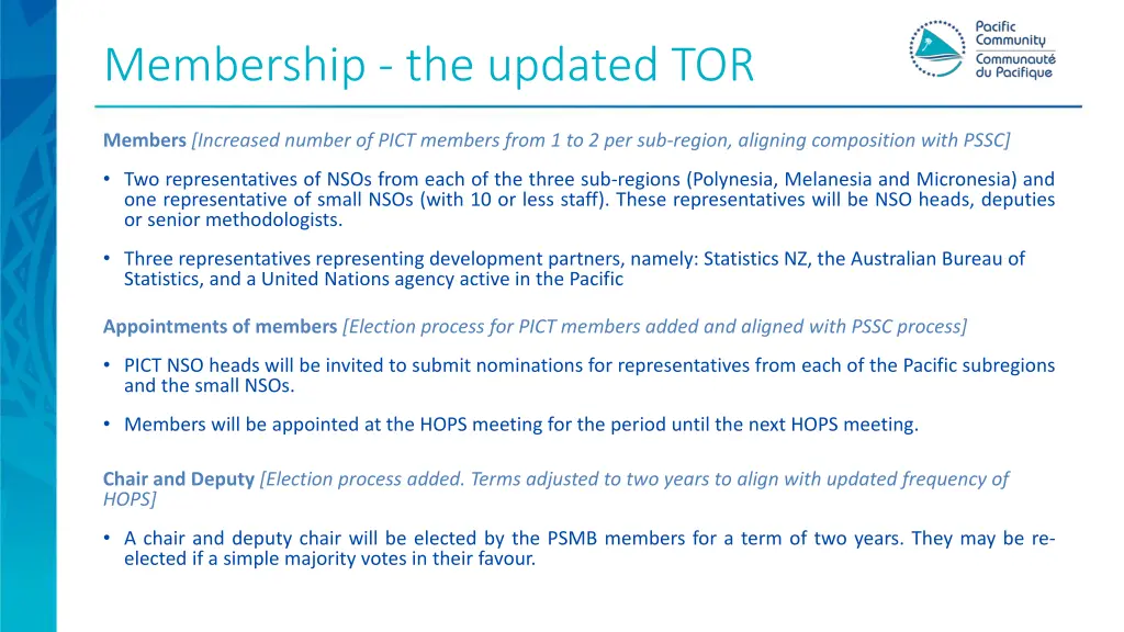 membership the updated tor