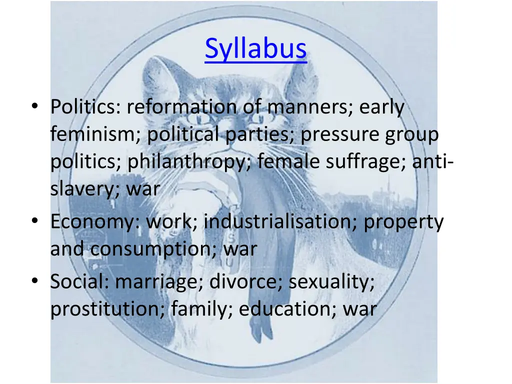 syllabus
