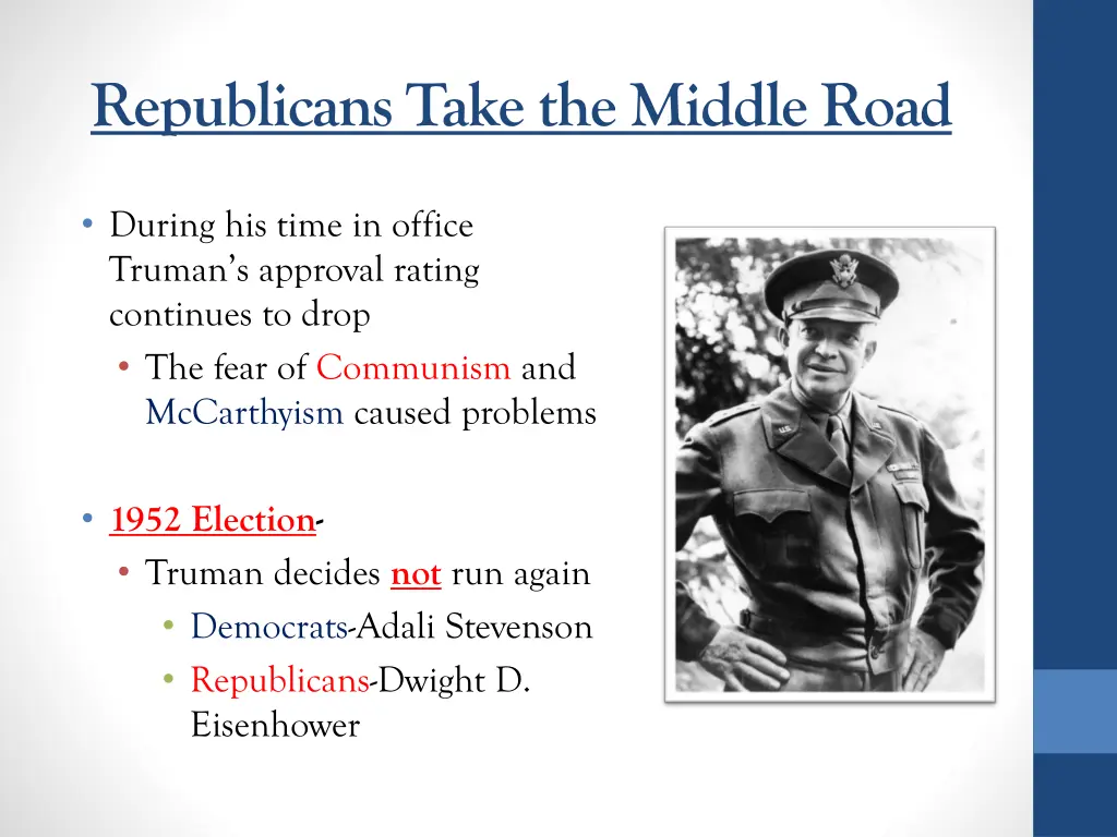 republicans take the middle road