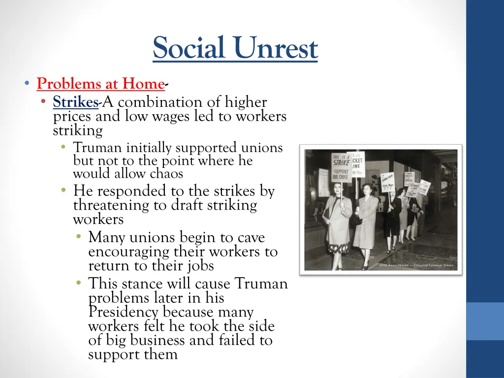 social unrest