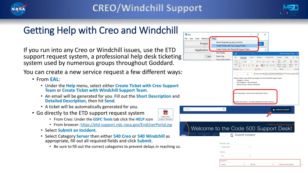 creo windchill support 7