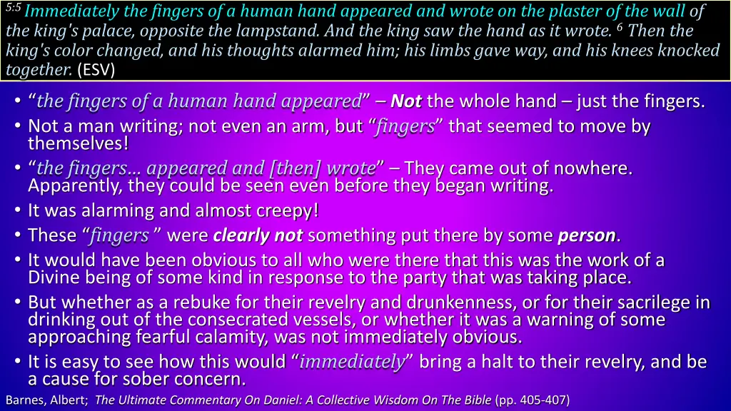 5 5 immediately the fingers of a human hand