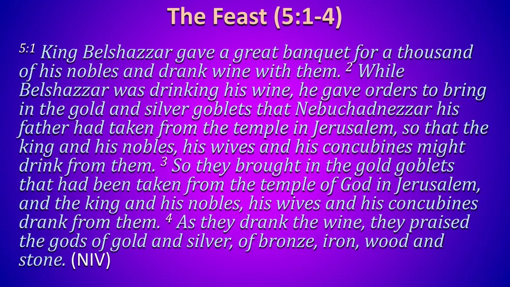 the feast 5 1 4