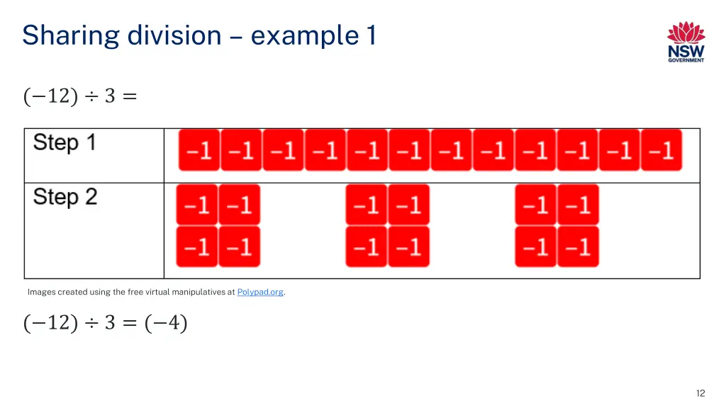 sharing division example 1