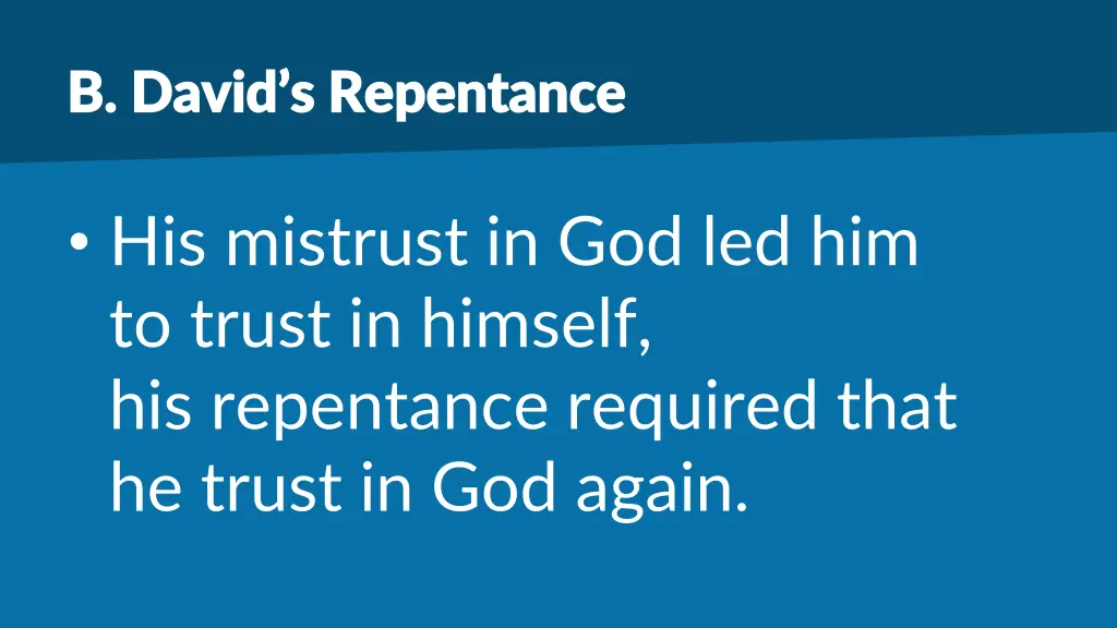 b david s repentance b david s repentance