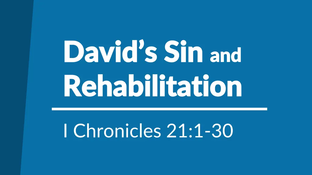david s sin david s sin and rehabilitation