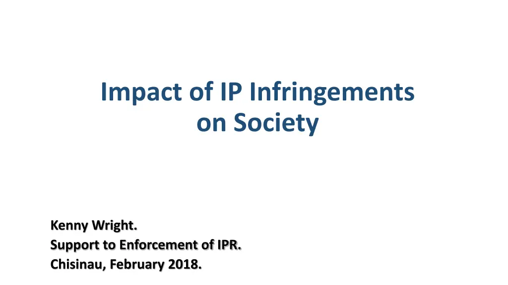 impact of ip infringements on society