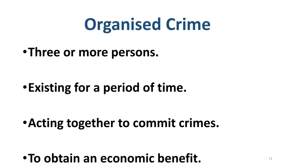 organised crime 2