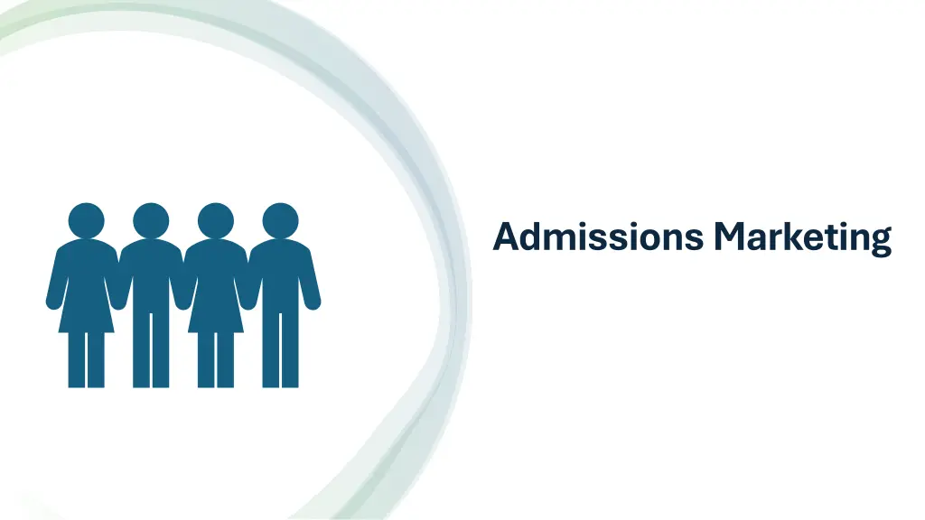 admissions marketing