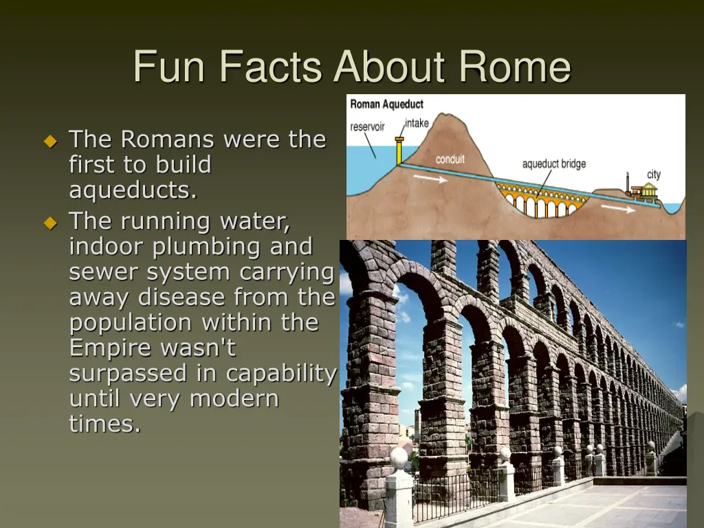 fun facts about rome 2