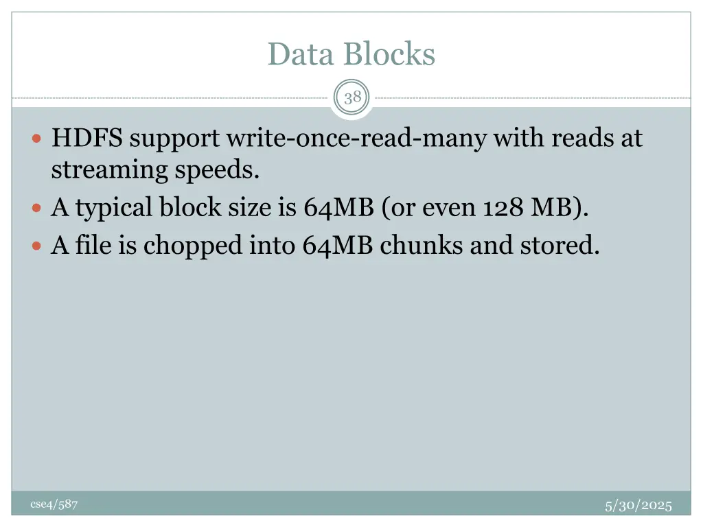 data blocks