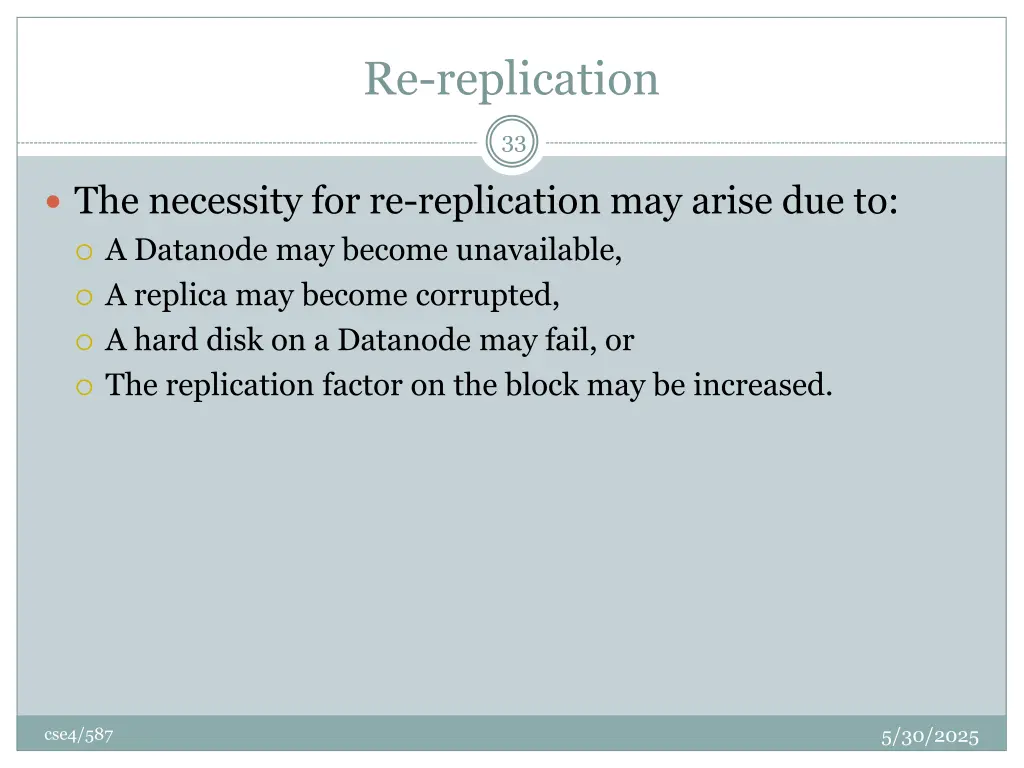 re replication