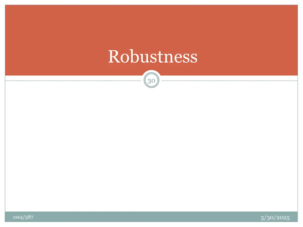 robustness