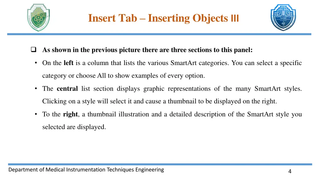 insert tab inserting objects iii 2