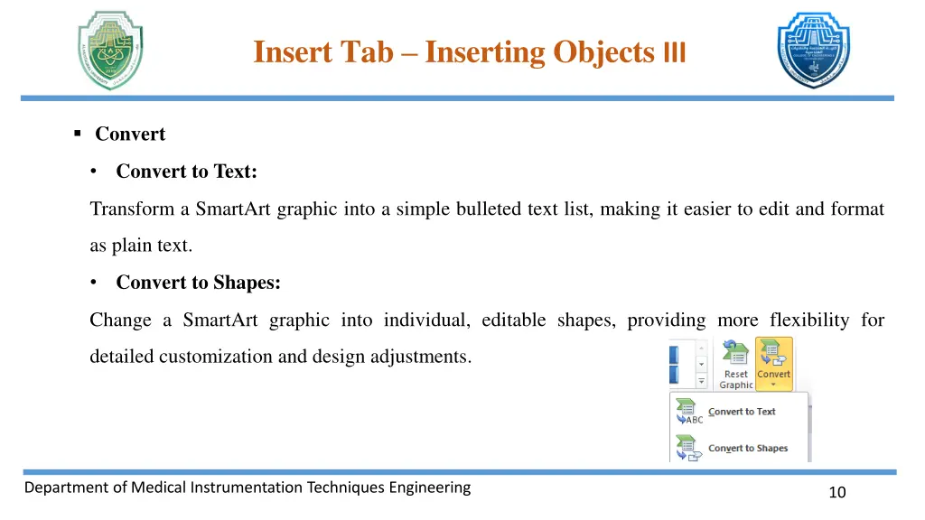 insert tab inserting objects iii 8