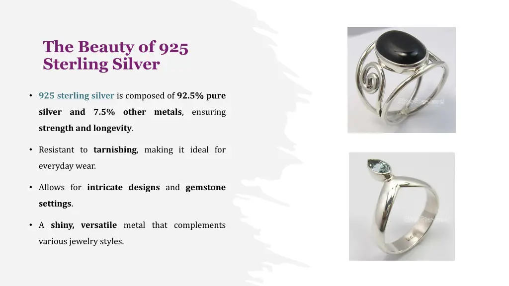 the beauty of 925 sterling silver
