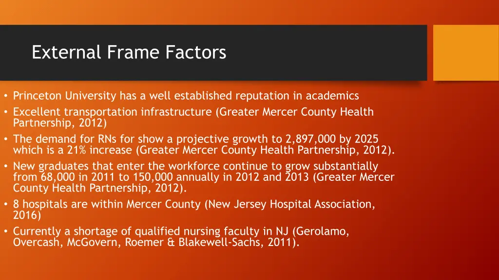 external frame factors