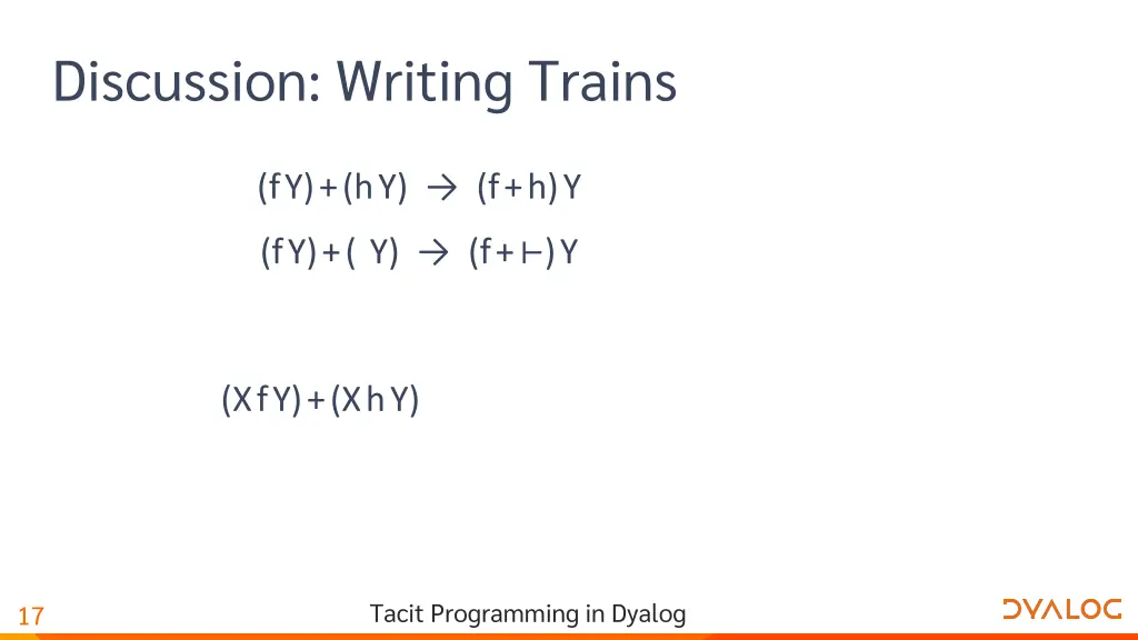discussion writing trains 2