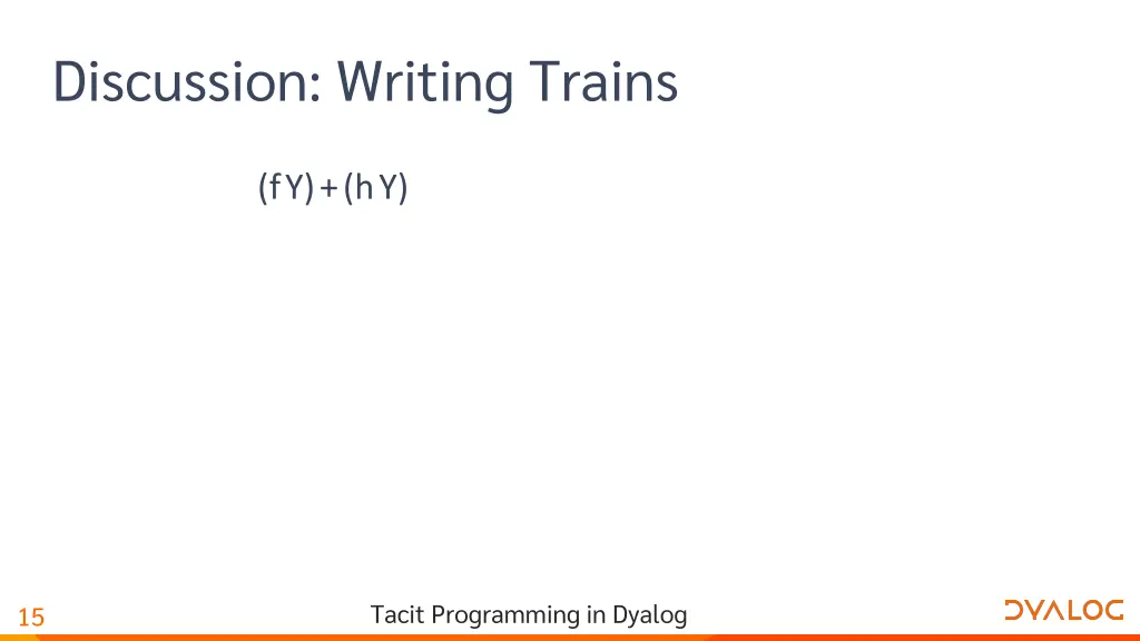discussion writing trains