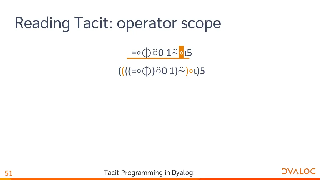 reading tacit operator scope 9