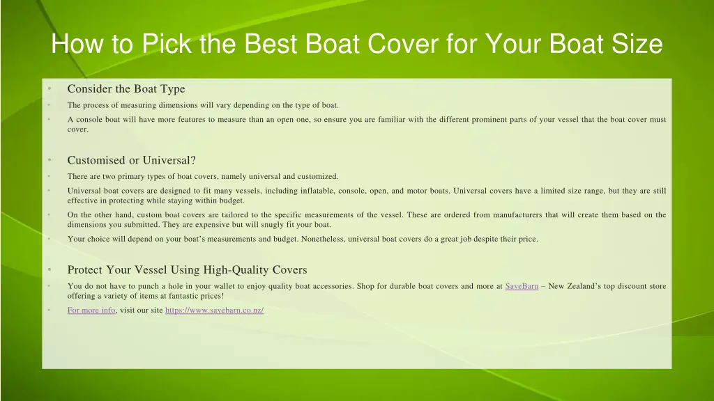 how to pick the best boat cover for your boat size 1