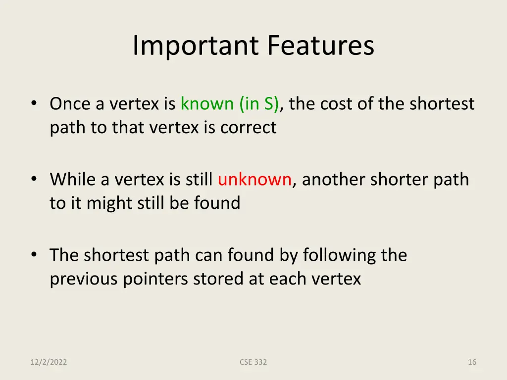 important features