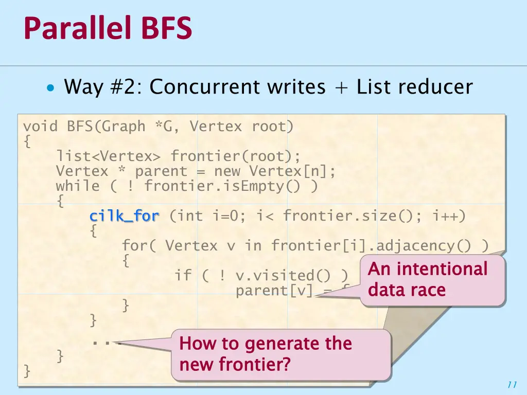 parallel bfs 1