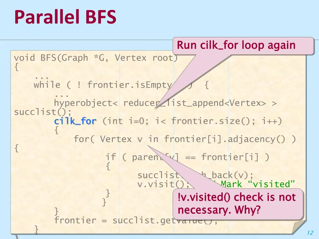 parallel bfs 2
