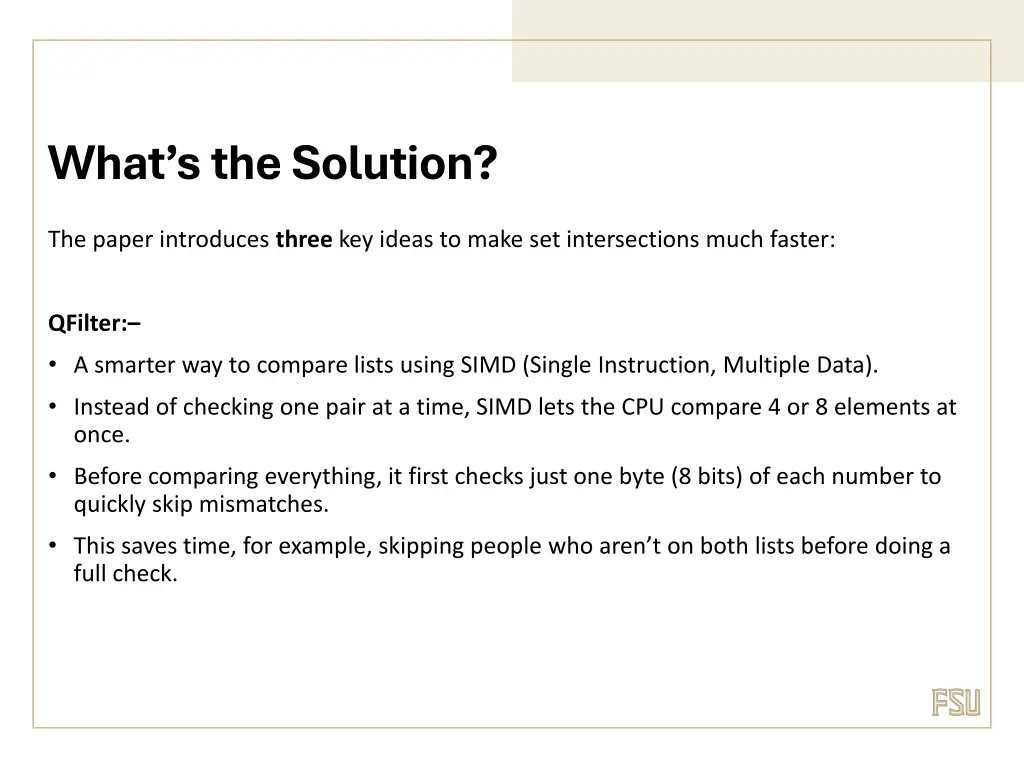 what s the solution