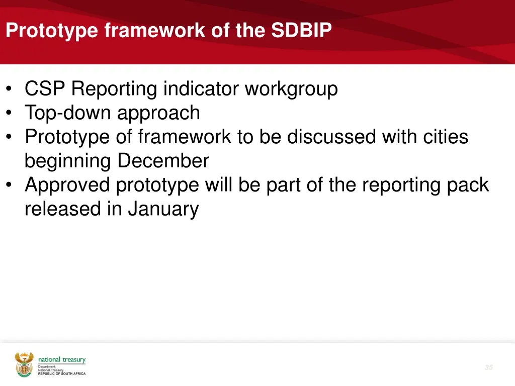 prototype framework of the sdbip