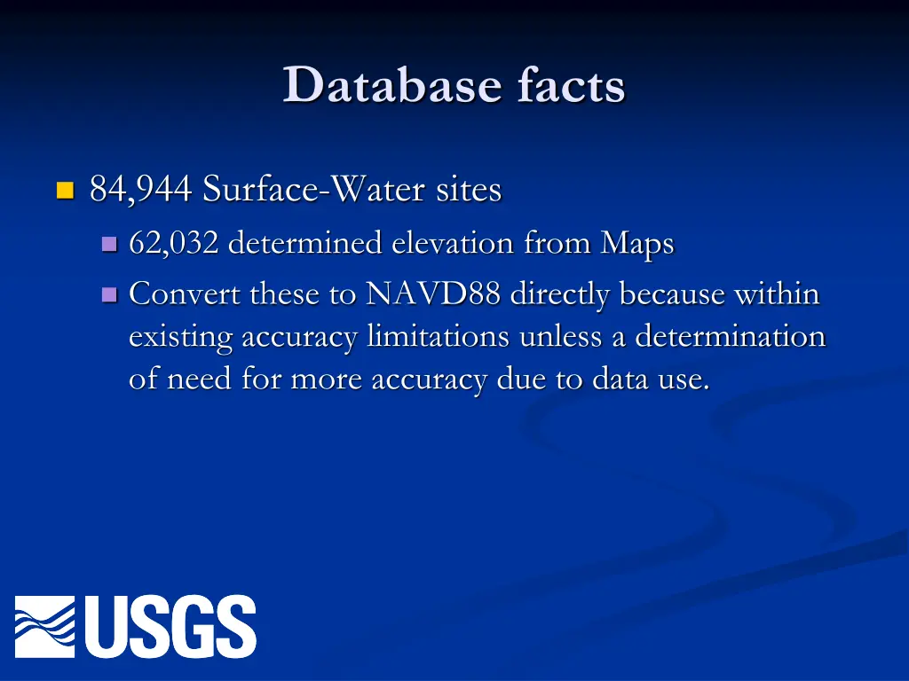 database facts 1