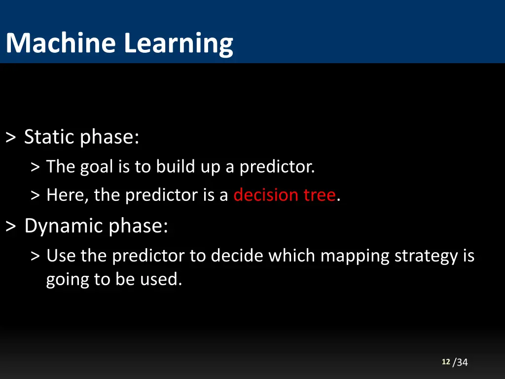 machine learning