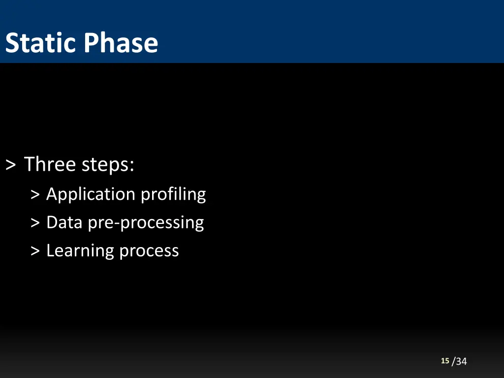 static phase