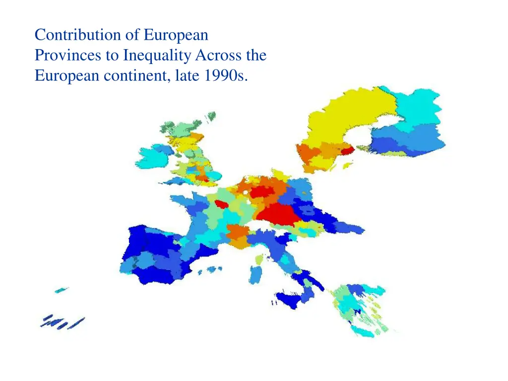 contribution of european provinces to inequality