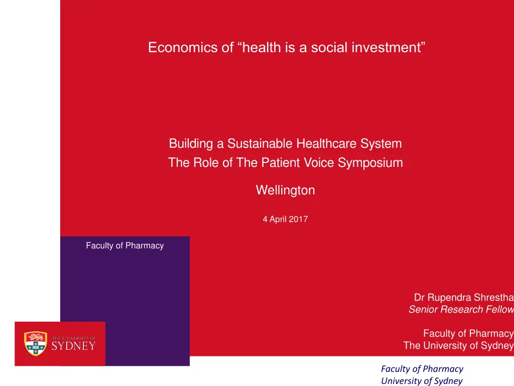 economics of health is a social investment