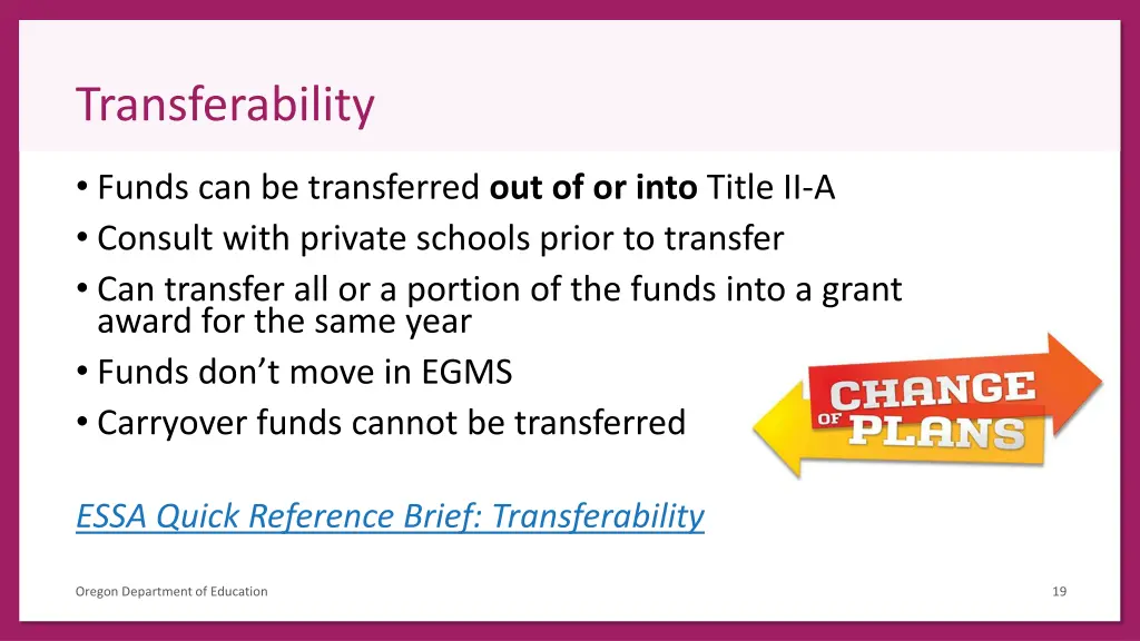 transferability