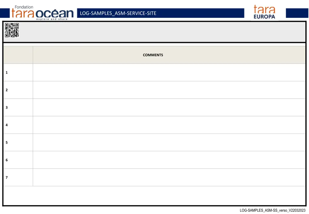 s lab flowcam log samples asm service site